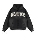 Sunfade Two-way Zipper Boxy Fleece Hoodie