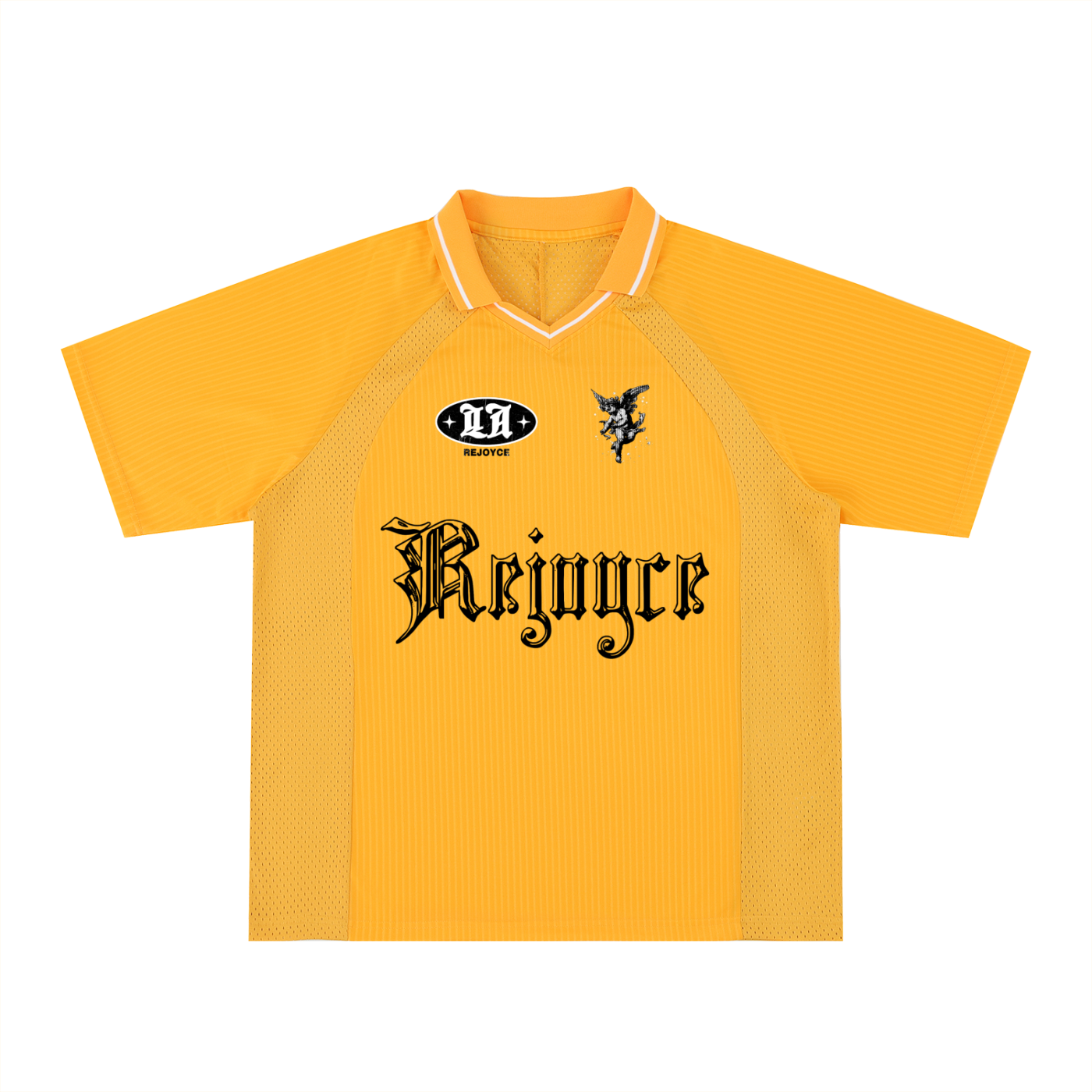 Striped V-Neck Soccer Jersey