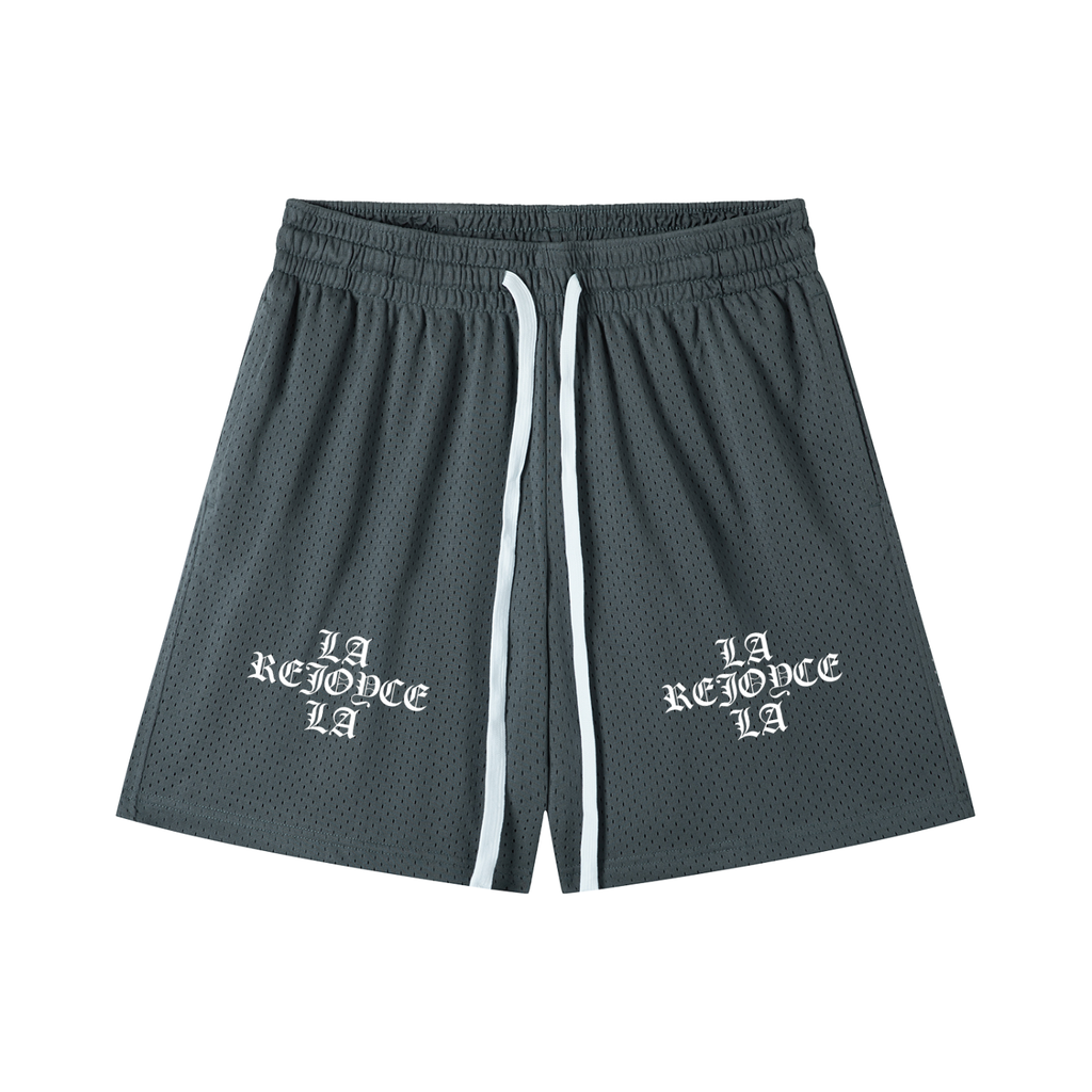 Mesh Drawstring Shorts