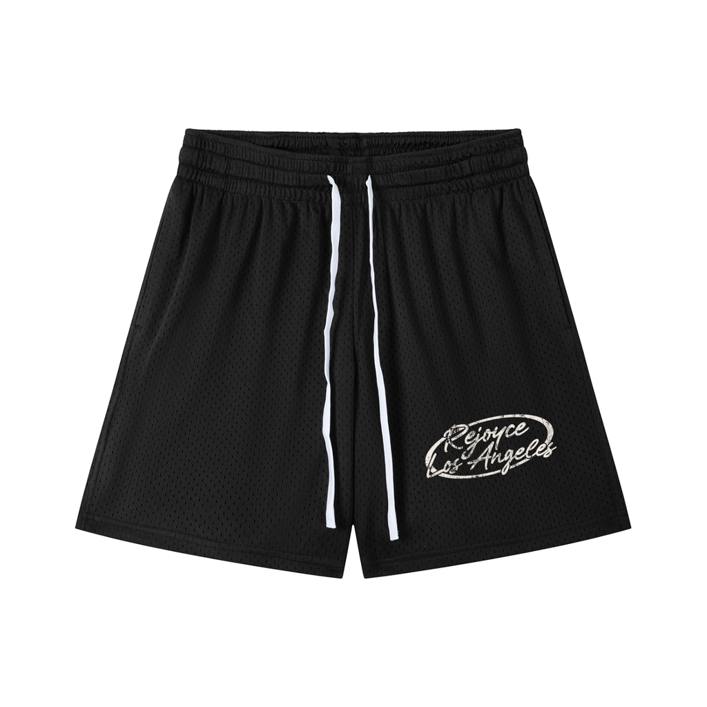 Mesh Drawstring Shorts
