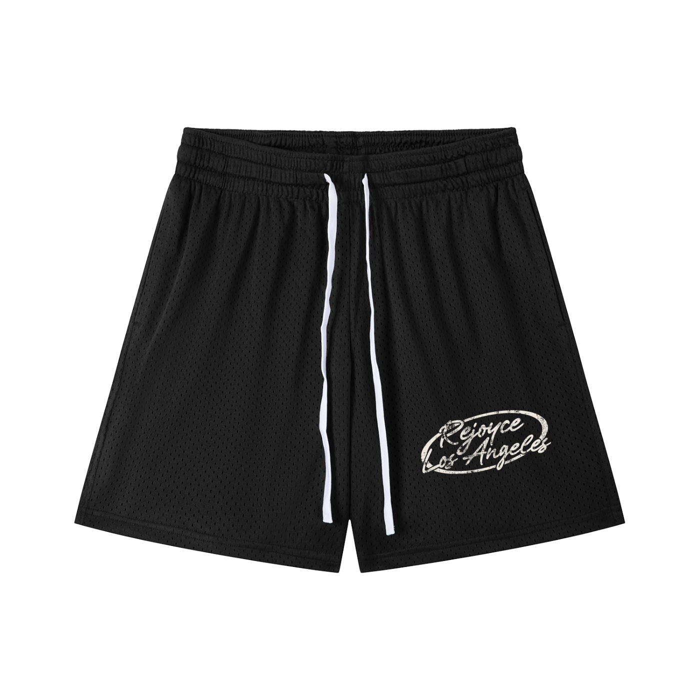 Mesh Drawstring Shorts