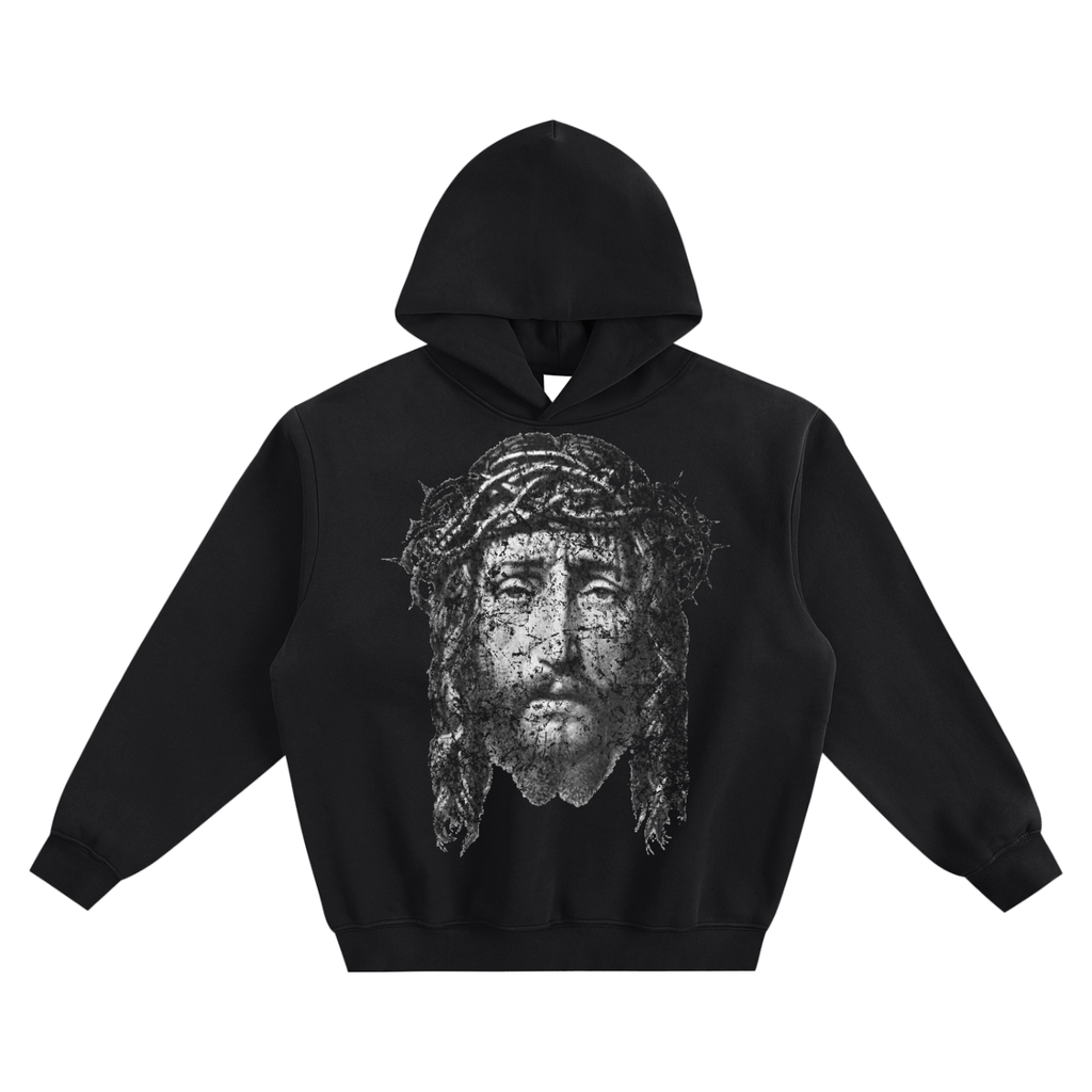 Fleeced Boxy Hoodie