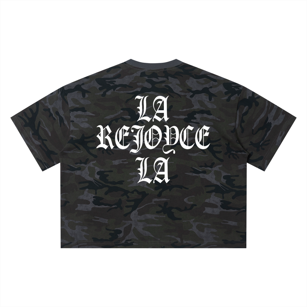 Unisex Camo Boxy T-Shirt