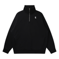 Quarter-Zip Drop Shoulder Sweatshirt