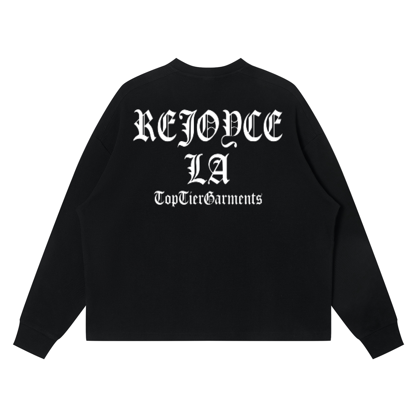 Unisex Waffle Boxy Long Sleeve T-Shirt