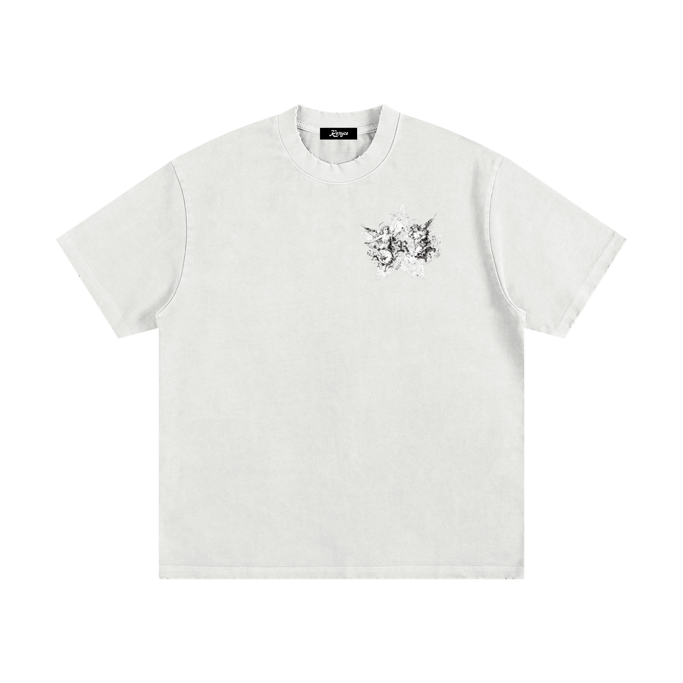 Heavyweight Vintage Washed Frayed T-Shirt