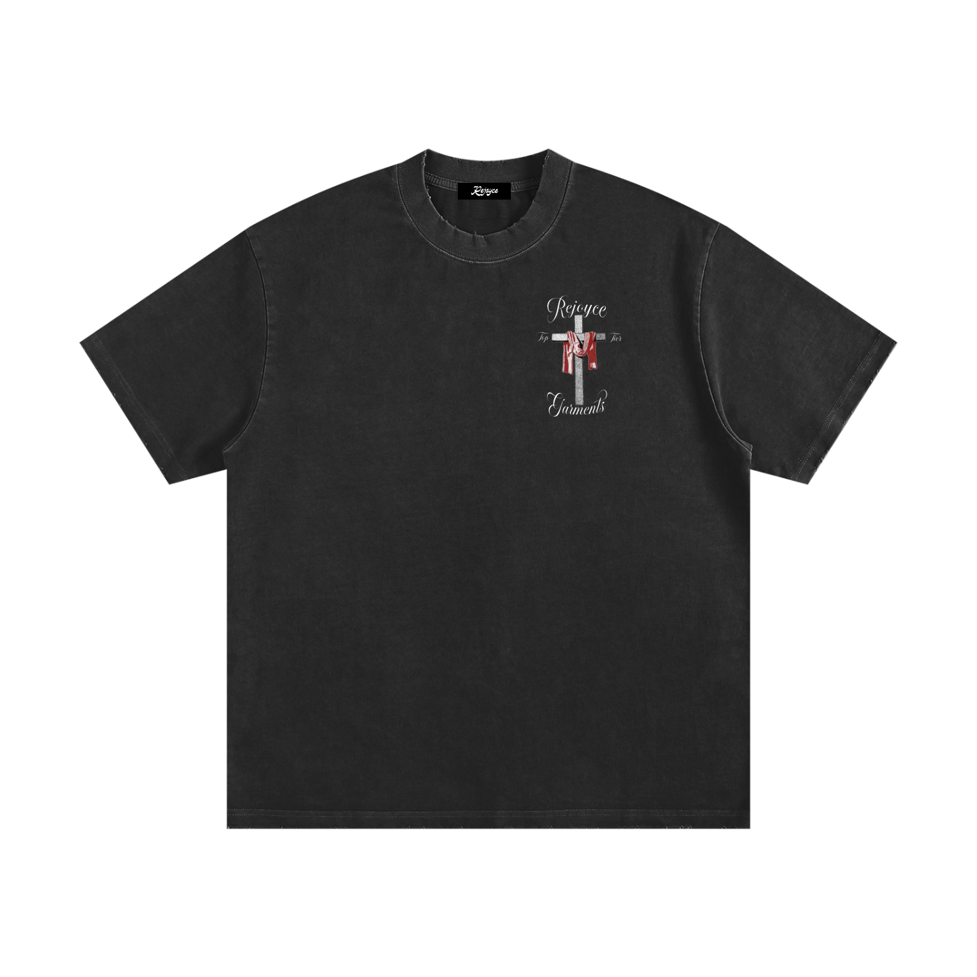 Heavyweight Vintage Washed Frayed T-Shirt