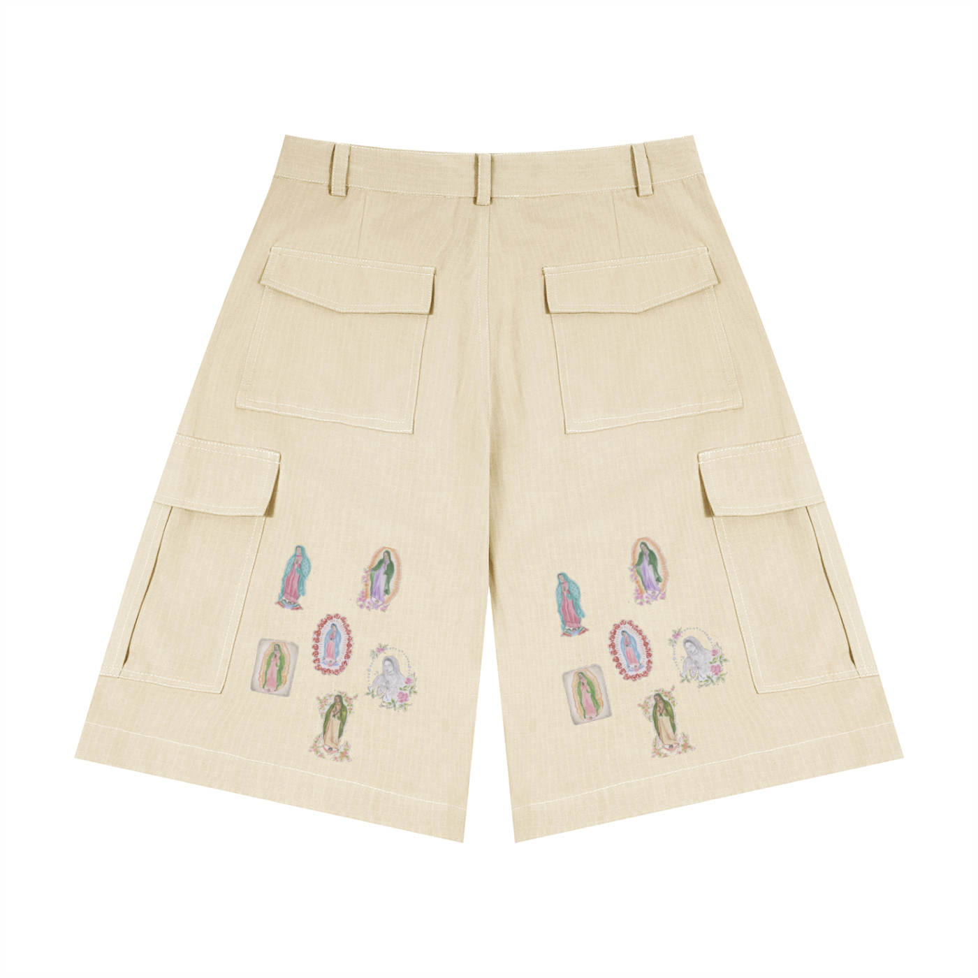 Unisex Woven Cargo Shorts